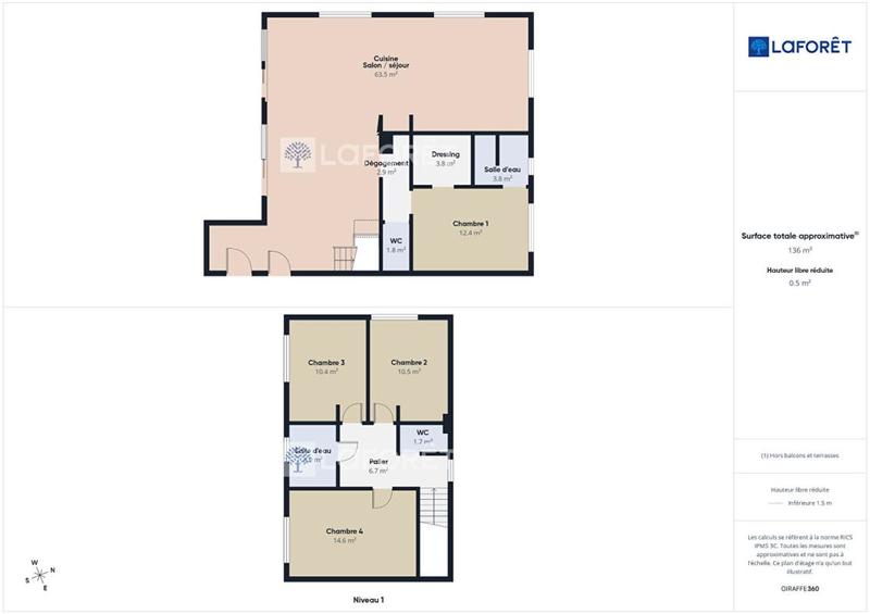 Maison - 135 m² - 5 pièces