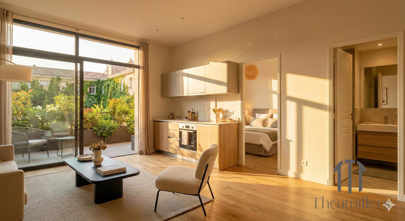 Appartement - 50 m² - 2 pièces