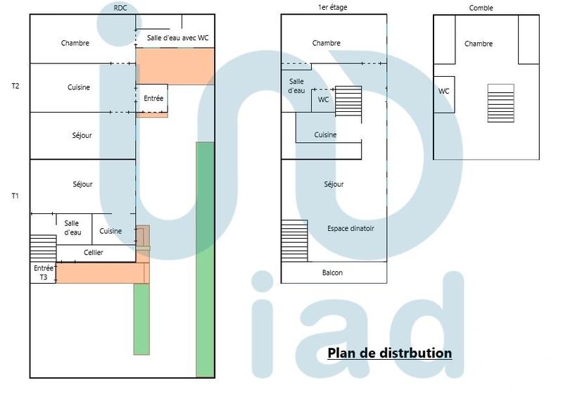 Maison de ville - 158 m² - 5 pièces