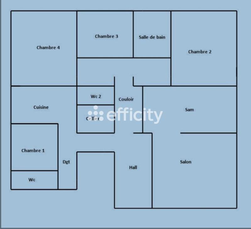 Appartement - 122 m² - 5 pièces