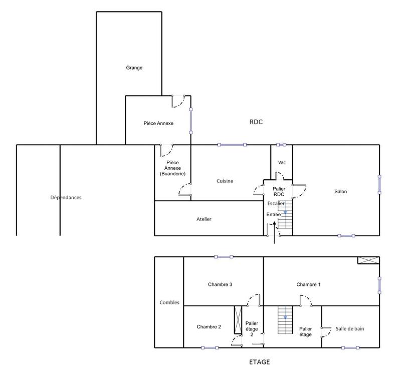 Maison - 100 m² - 4 pièces
