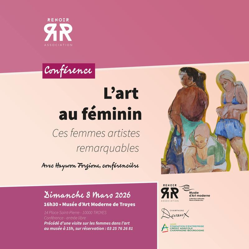 Conférence "L'art au féminin : ces femmes artistes remarquables"