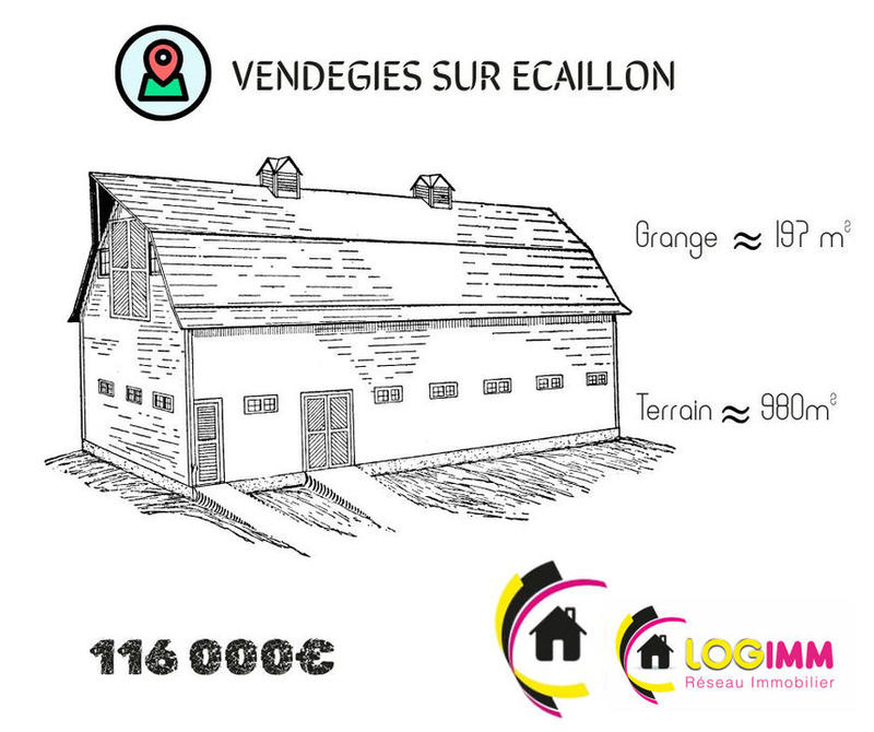 Ferme - 200 m² - 1 pièce