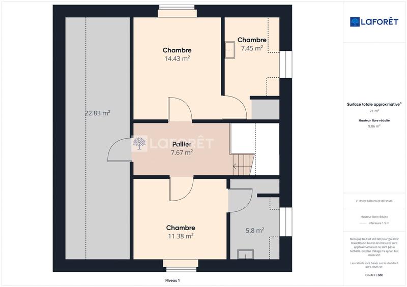 Maison - 110 m² - 4 pièces