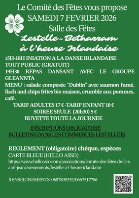 Lestelle-Bétharram à l'heure irlandaise