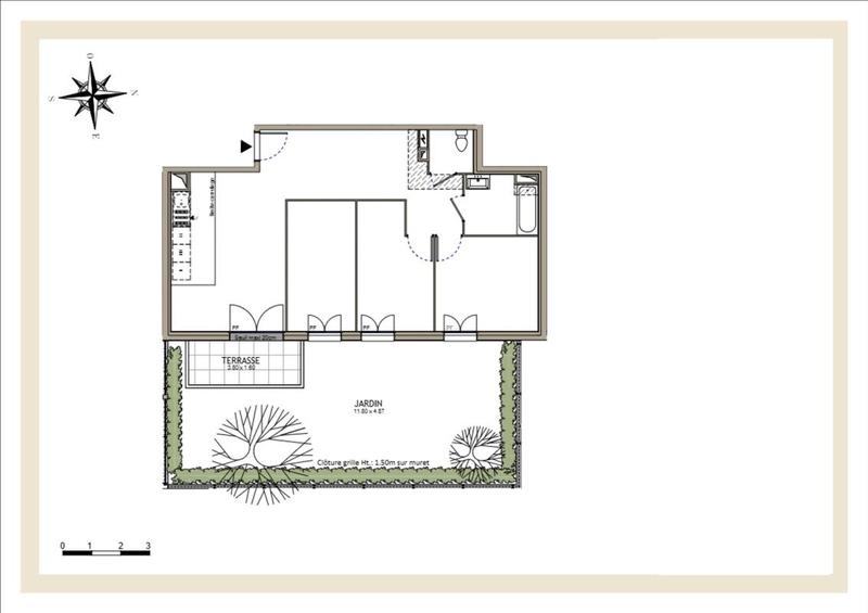 Appartement - 64 m² - 3 pièces
