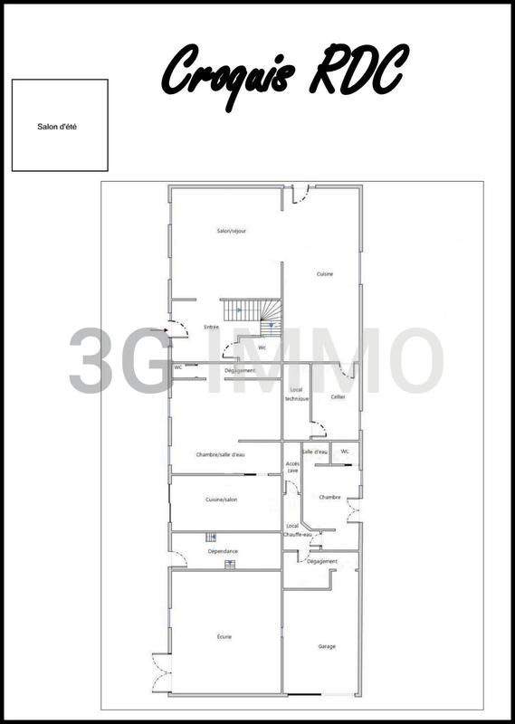 Maison en pierre - 198 m² - 7 pièces