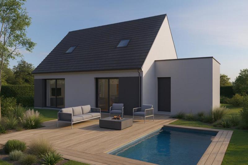 Maison - 90 m² - 4 pièces