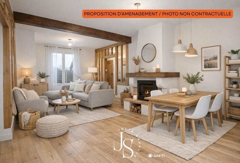 Maison - 90 m² - 4 pièces