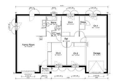 Maison - 95 m² - 5 pièces