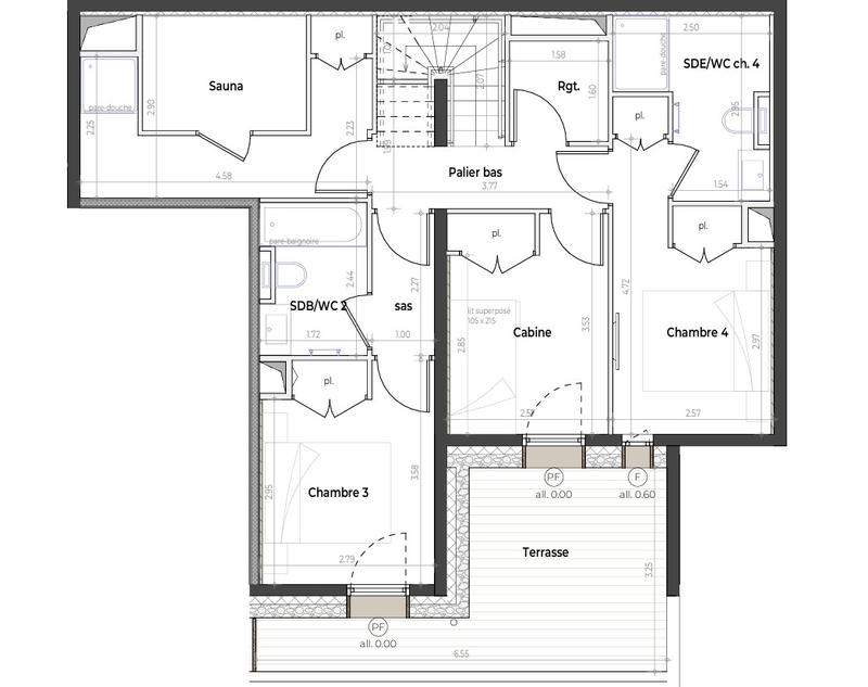 Appartement - 146 m² - 5 pièces