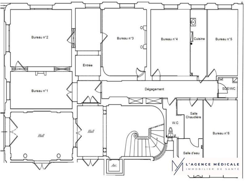 Appartement - 177 m² - 6 pièces