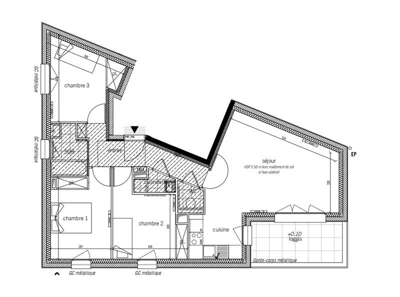 Appartement - 73 m² - 4 pièces