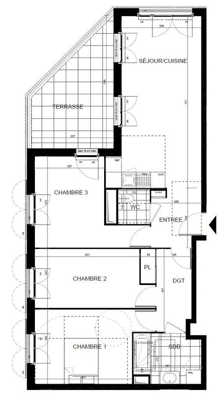 Appartement - 79 m² - 4 pièces