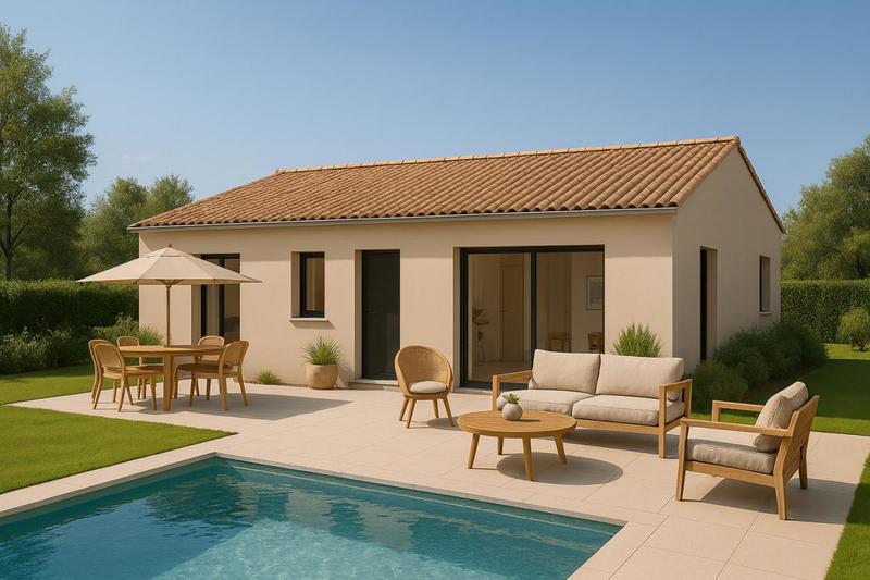 Maison - 80 m² - 4 pièces