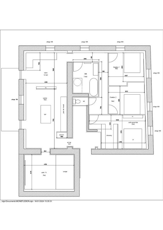 Appartement - 120 m² - 4 pièces
