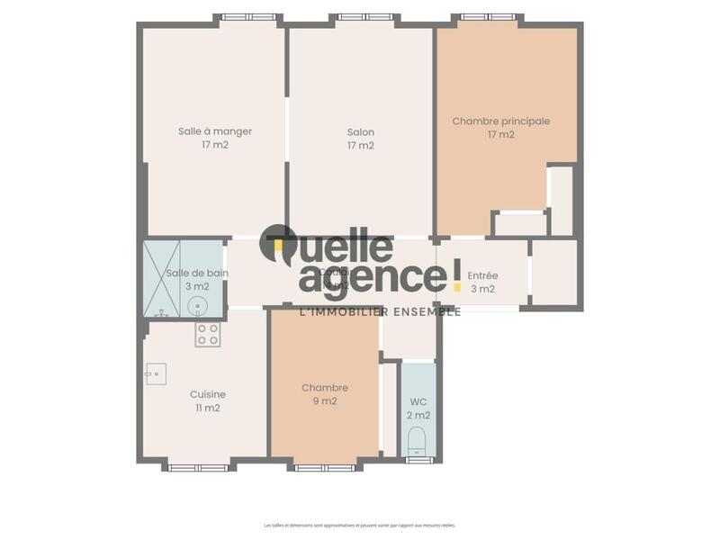 Appartement - 88 m² - 4 pièces