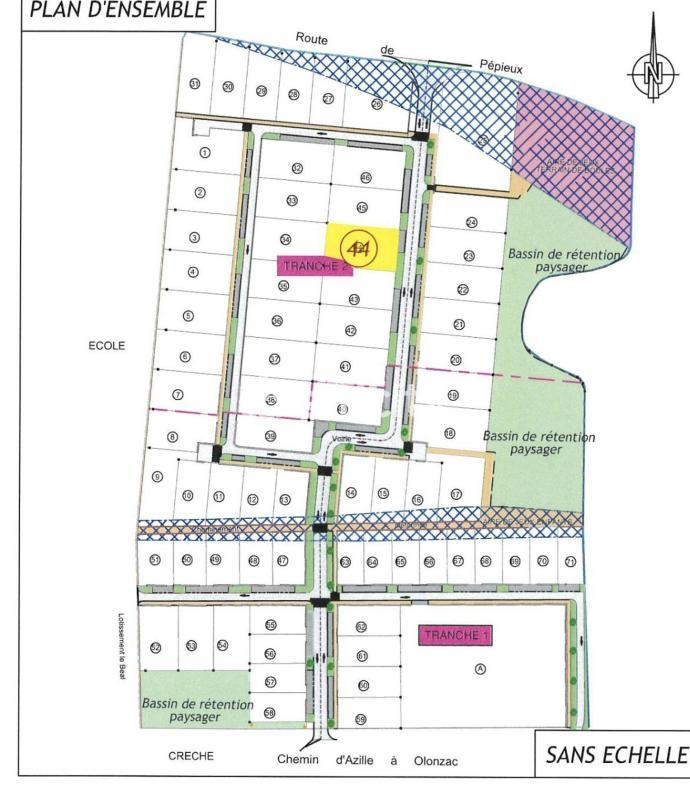 Terrain constructible - 400 m²