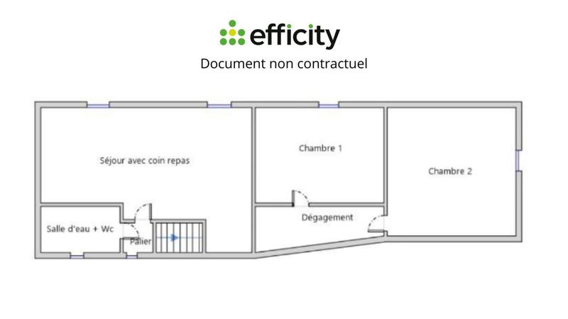 Appartement - 61 m² - 3 pièces