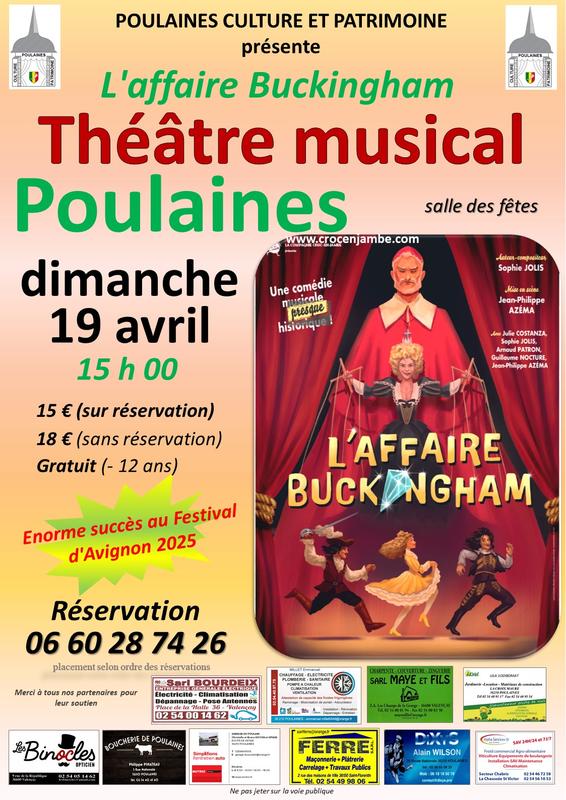 L'affaire Buckingham Théâtre Musical