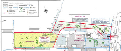 Terrain - 950 m²
