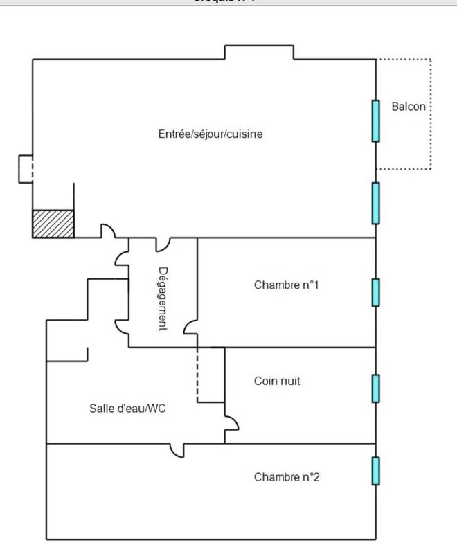 Appartement - 76 m² - 3 pièces