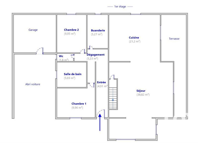 Maison - 182 m² - 7 pièces