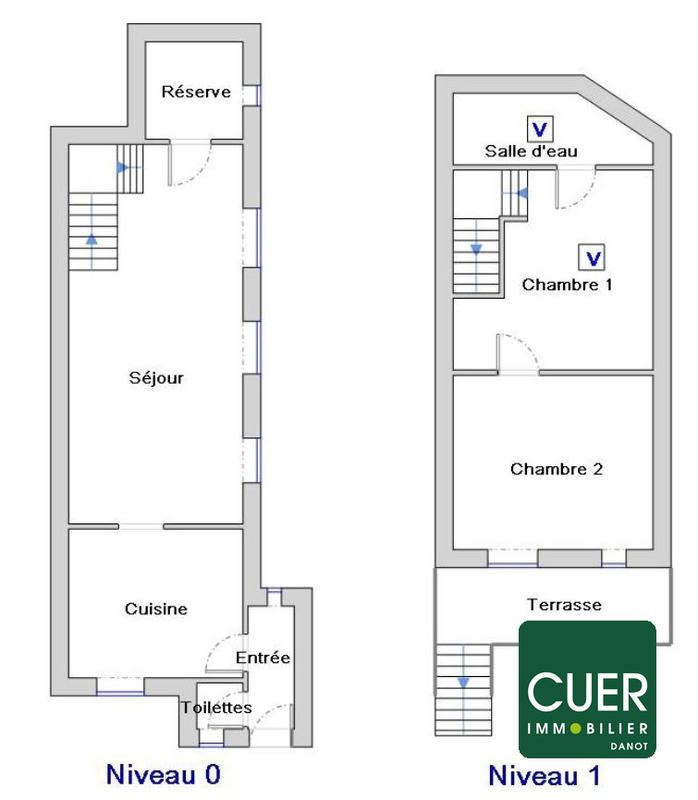 Maison - 74 m² - 3 pièces