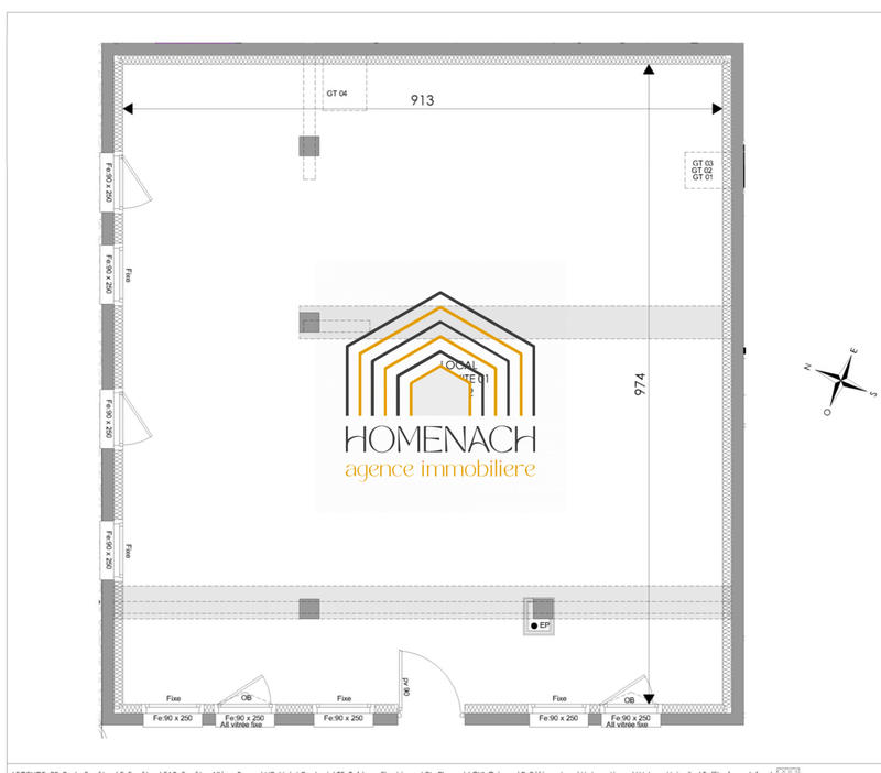 Local commercial - 88 m²