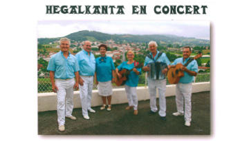 Concert avec le groupe Hegalkanta