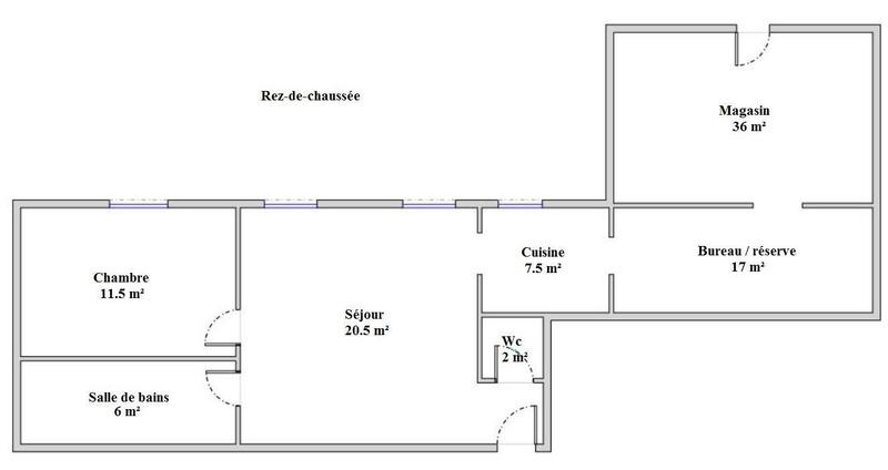 Local commercial - 100 m²