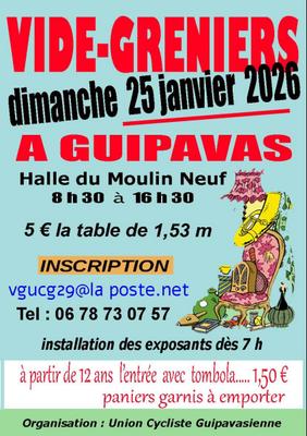 Vide greniers de l'union cycliste guipavasienne