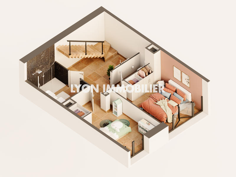 Appartement - 80 m² - 4 pièces