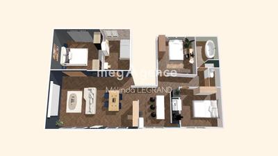 Appartement - 110 m² - 4 pièces