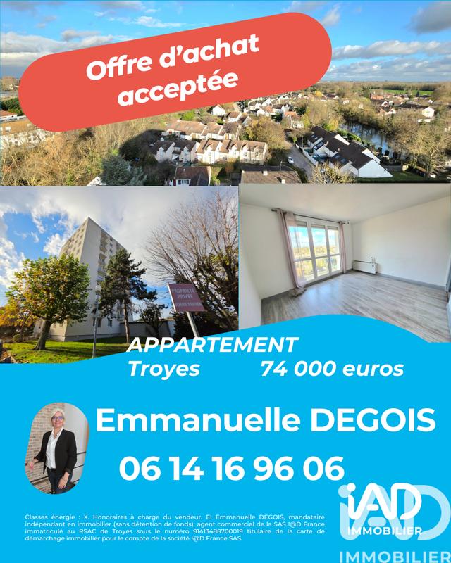 Appartement - 64 m² - 3 pièces