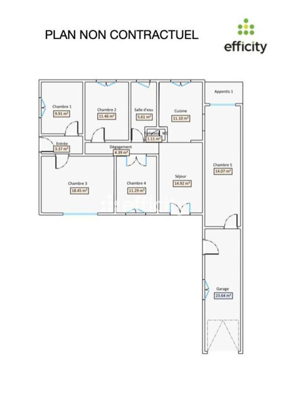Maison - 106 m² - 6 pièces