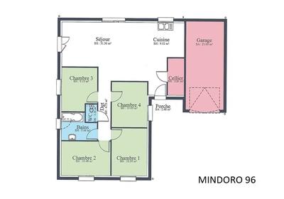 Maison - 96 m² - 5 pièces