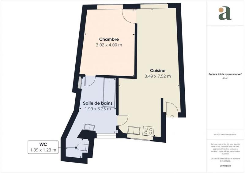 Appartement - 68 m² - 4 pièces