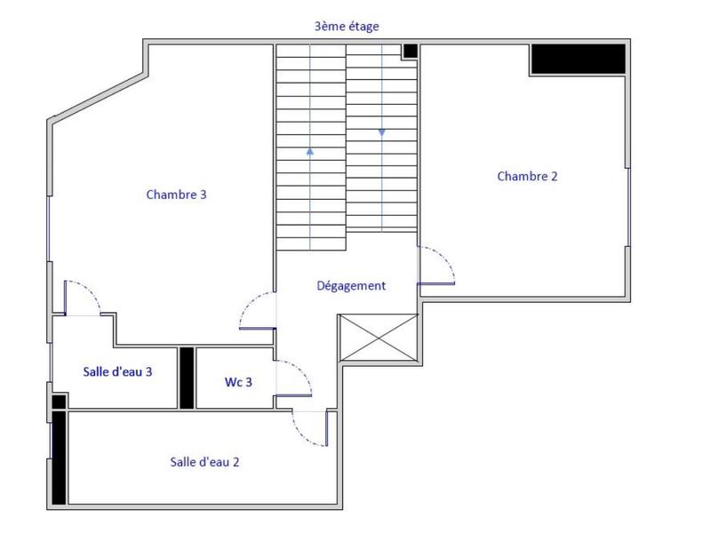 Duplex - 125 m² - 4 pièces