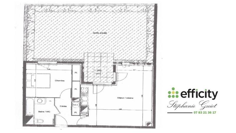 Appartement - 49 m² - 2 pièces