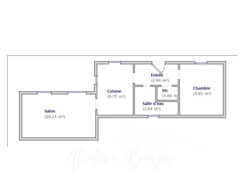Maison - 50 m² - 3 pièces