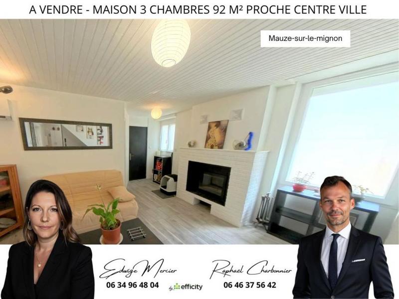 Maison - 92 m² - 5 pièces