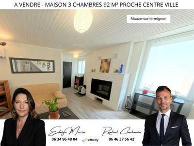 Maison - 92 m² - 5 pièces