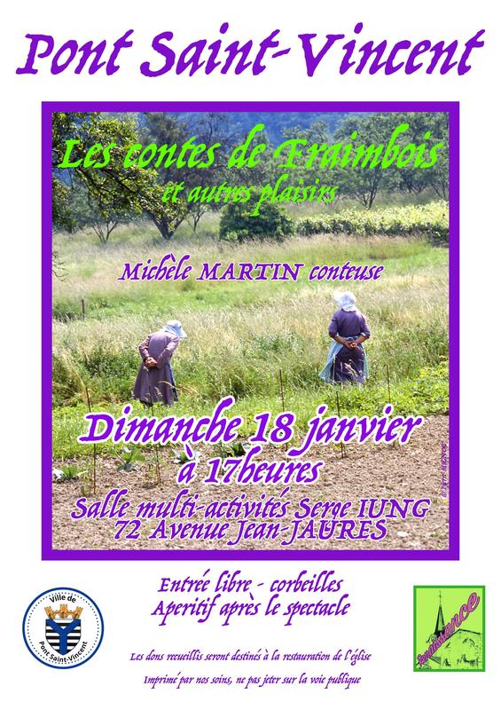 Spectacle - les contes de Fraimbois et autres plaisirs