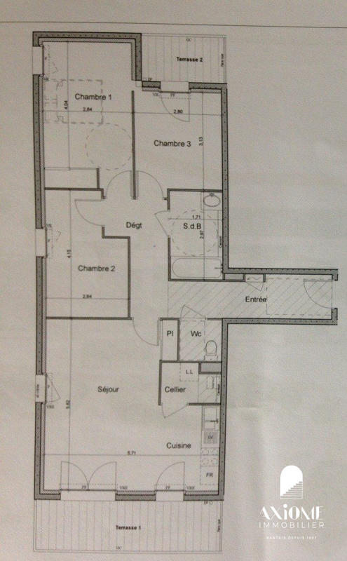 Appartement - 81 m² - 4 pièces