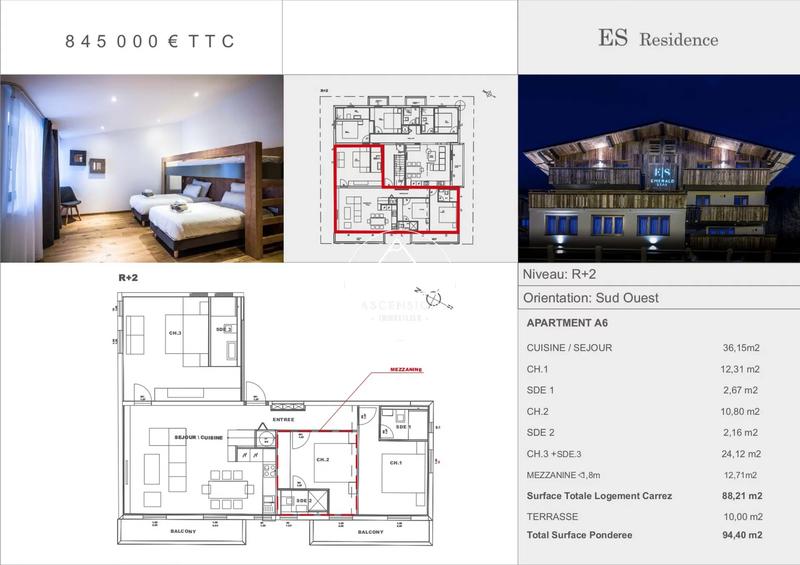Appartement - 88 m² - 4 pièces