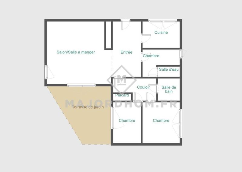 Appartement - 93 m² - 4 pièces