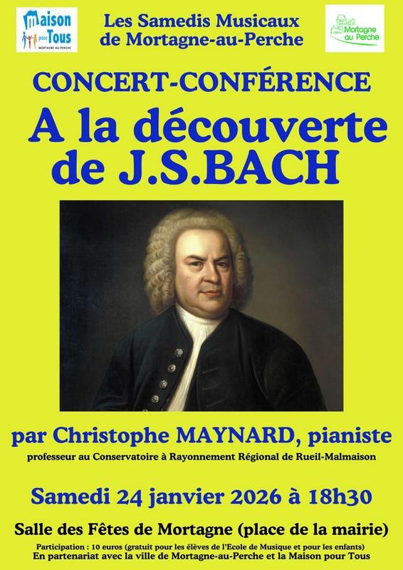 Concert-conférence - a la découverte de J.S Bach