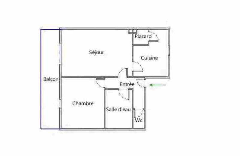 Appartement - 42 m² - 2 pièces