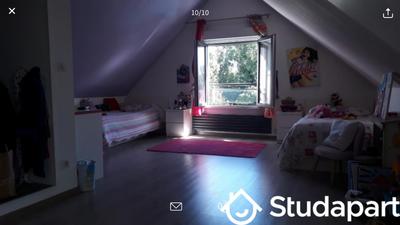 Chambre - 17 m² - 1 pièce